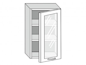 19.50.3 Шкаф настенный (h=913) на 500мм с 1-ой стекл. дверцей в Катав-Ивановске - katav-ivanovsk.mebel74.com | фото