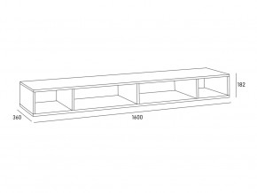 Антресоль MODUL 1600 в Катав-Ивановске - katav-ivanovsk.mebel74.com | фото 2