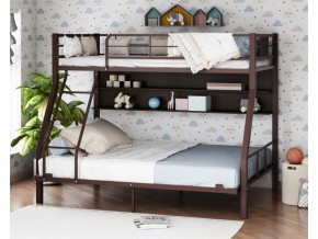 Двухъярусная кровать Гранада-1П 140 коричневый в Катав-Ивановске - katav-ivanovsk.mebel74.com | фото