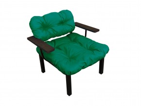 Кресло Дачное зелёная подушка в Катав-Ивановске - katav-ivanovsk.mebel74.com | фото