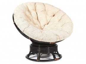 Кресло-качалка Papasan w 23/01 B с подушкой Antique brown, ткань Старт в Катав-Ивановске - katav-ivanovsk.mebel74.com | фото 1