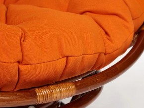 Кресло-качалка Papasan w 23/01 B с подушкой Pecan, ткань Оранжевый в Катав-Ивановске - katav-ivanovsk.mebel74.com | фото 3