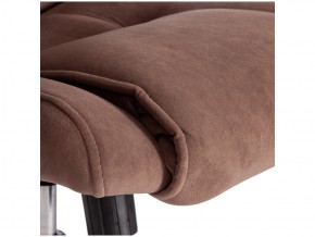 Кресло офисное Bergamo флок коричневый в Катав-Ивановске - katav-ivanovsk.mebel74.com | фото 4