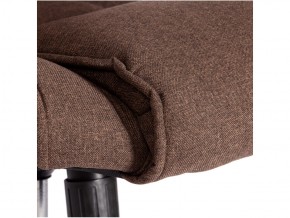 Кресло офисное Bergamo хром ткань коричневый в Катав-Ивановске - katav-ivanovsk.mebel74.com | фото 4