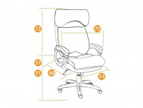 Кресло офисное Duke ткань серый в Катав-Ивановске - katav-ivanovsk.mebel74.com | фото 2