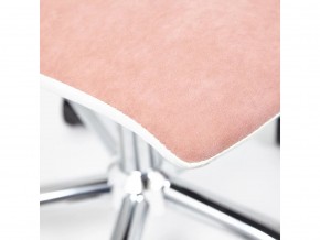 Кресло офисное Rio флок розовый/белый в Катав-Ивановске - katav-ivanovsk.mebel74.com | фото 5