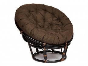 Кресло Papasan 23/01 W с подушкой Antique brown, ткань Коричневый в Катав-Ивановске - katav-ivanovsk.mebel74.com | фото 1