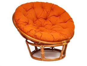 Кресло Papasan 23/01 W с подушкой Cognac, ткань Оранжевый в Катав-Ивановске - katav-ivanovsk.mebel74.com | фото 1