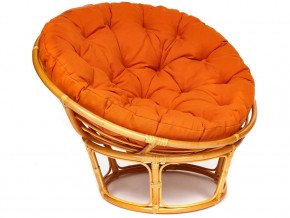 Кресло Papasan 23/01 W с подушкой Honey, ткань Оранжевый в Катав-Ивановске - katav-ivanovsk.mebel74.com | фото 1