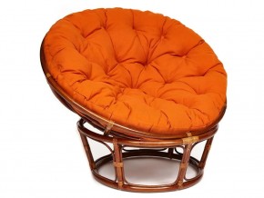 Кресло Papasan 23/01 W с подушкой Pecan, ткань Оранжевый в Катав-Ивановске - katav-ivanovsk.mebel74.com | фото 1