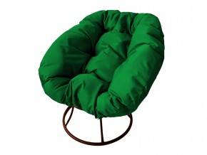 Кресло Пончик без ротанга зелёная подушка в Катав-Ивановске - katav-ivanovsk.mebel74.com | фото