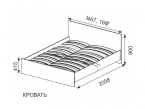 Кровать 1600х2000 ортопедическое основание в Катав-Ивановске - katav-ivanovsk.mebel74.com | фото