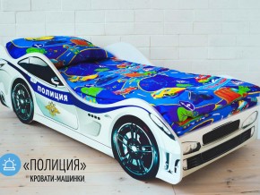Кровать детская машина Полиции в Катав-Ивановске - katav-ivanovsk.mebel74.com | фото