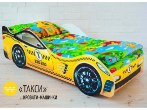 Кровать детская машина Такси в Катав-Ивановске - katav-ivanovsk.mebel74.com | фото