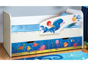 Кровать детская с фотопечатью Дельфин 800*1600 в Катав-Ивановске - katav-ivanovsk.mebel74.com | фото