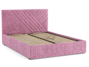 Кровать Гамма 1600 с основанием велюр тенерифе розовый в Катав-Ивановске - katav-ivanovsk.mebel74.com | фото 2