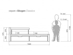 Кровать Svogen classic с ящиками и бортиком бежево-белый в Катав-Ивановске - katav-ivanovsk.mebel74.com | фото 2