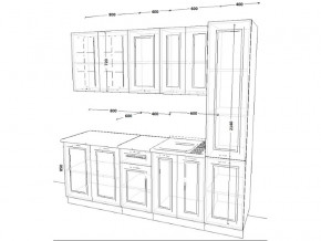 Кухонный гарнитур 12 Белый Вегас 2200 мм в Катав-Ивановске - katav-ivanovsk.mebel74.com | фото 2