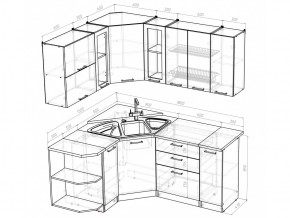 Кухонный гарнитур Кира оптима 1500х1800 мм в Катав-Ивановске - katav-ivanovsk.mebel74.com | фото 5