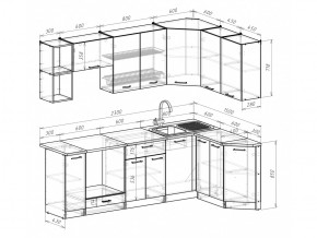 Кухонный гарнитур Ольга прайм 5 2300х1500 мм в Катав-Ивановске - katav-ivanovsk.mebel74.com | фото 5