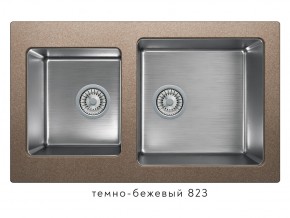 Мойка комбинированная Tolero twist TTS-840 Темно-бежевый 823 в Катав-Ивановске - katav-ivanovsk.mebel74.com | фото