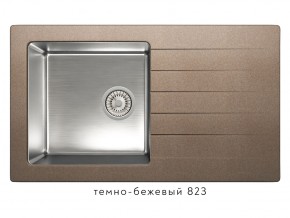 Мойка комбинированная Tolero twist TTS-860 Темно-бежевый 82 в Катав-Ивановске - katav-ivanovsk.mebel74.com | фото