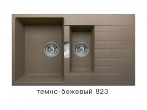 Мойка кварцевая Tolero Loft TL-860 Темно-бежевый 823 в Катав-Ивановске - katav-ivanovsk.mebel74.com | фото