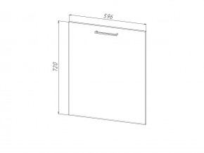 П 60 Комплект для посудомоечной машины 600 мм (цоколь + фасад) ЛДСП в Катав-Ивановске - katav-ivanovsk.mebel74.com | фото