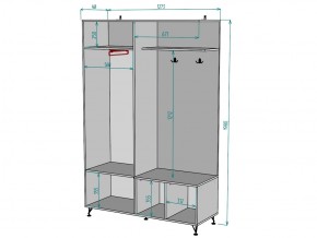 Прихожая Лофт V17 в Катав-Ивановске - katav-ivanovsk.mebel74.com | фото 3