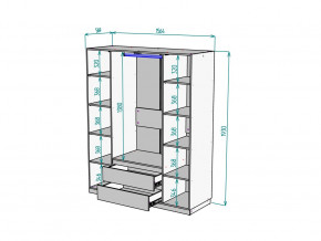 Шкаф Malta light H302 Белый в Катав-Ивановске - katav-ivanovsk.mebel74.com | фото 2