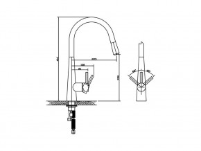 Смеситель Logic LM2181 Chrome в Катав-Ивановске - katav-ivanovsk.mebel74.com | фото 2