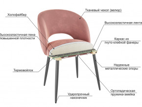 Стул Моли велюр синий в Катав-Ивановске - katav-ivanovsk.mebel74.com | фото 2